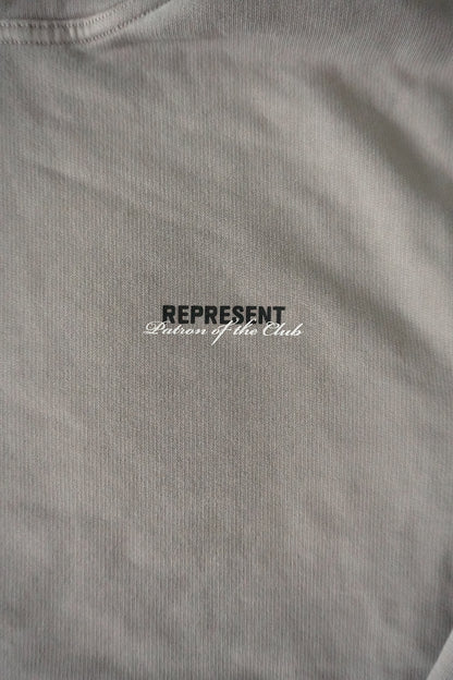 Represent Hoodie Patron Of The Club Light Grey Oversized XS Men’s Cotton BNWOT