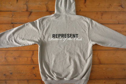 Represent Hoodie Patron Of The Club Light Grey Oversized XS Men’s Cotton BNWOT