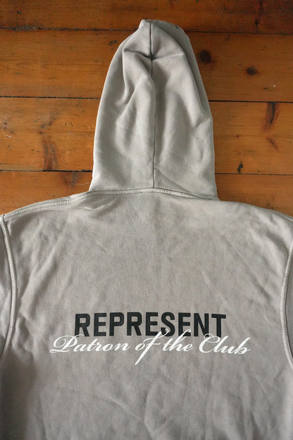 Represent Hoodie Patron Of The Club Light Grey Oversized XS Men’s Cotton BNWOT