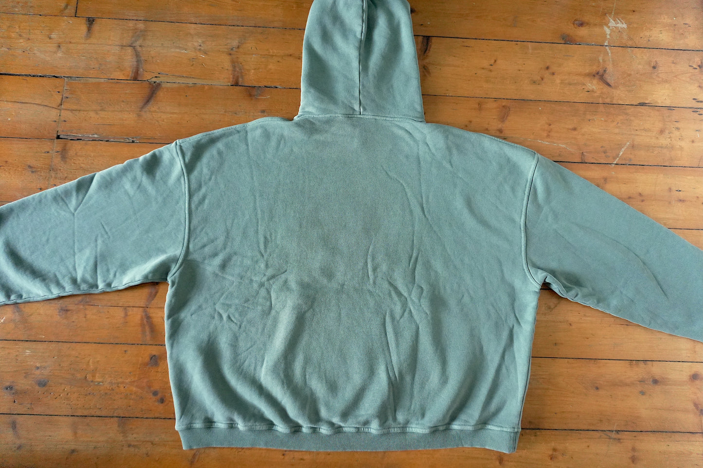 Represent REP Applique Hoodie Green Boxy Fit Men’s Large Cotton Sweatshirt