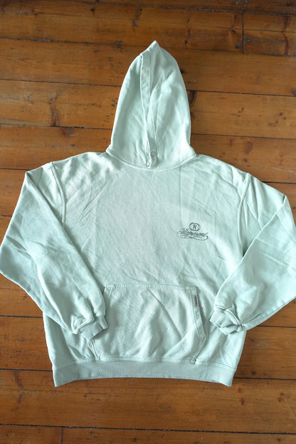 Represent Hoodie Oversized Light Green Men's Medium Grand Vintage Sweatshirt