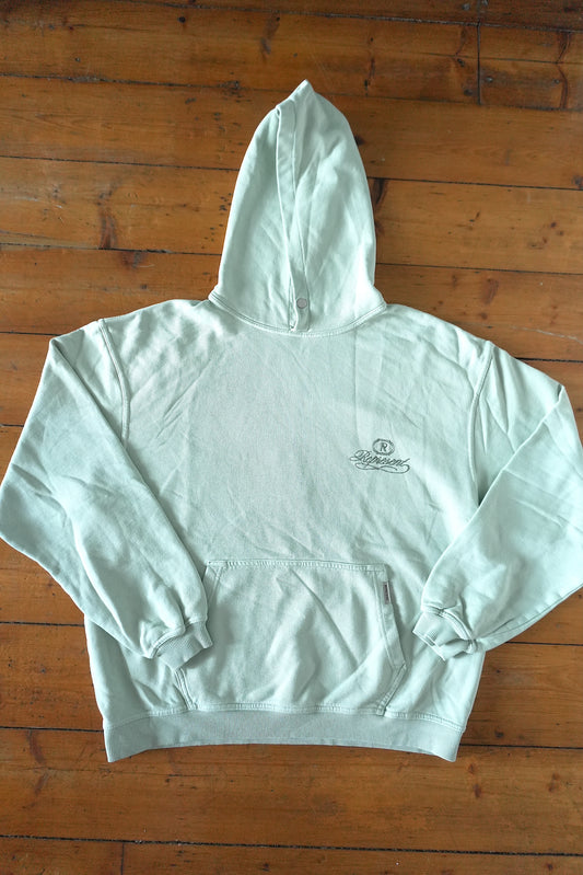 Represent Hoodie Oversized Light Green Men's Medium Grand Vintage Sweatshirt
