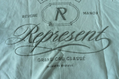 Represent Hoodie Oversized Light Green Men's Medium Grand Vintage Sweatshirt
