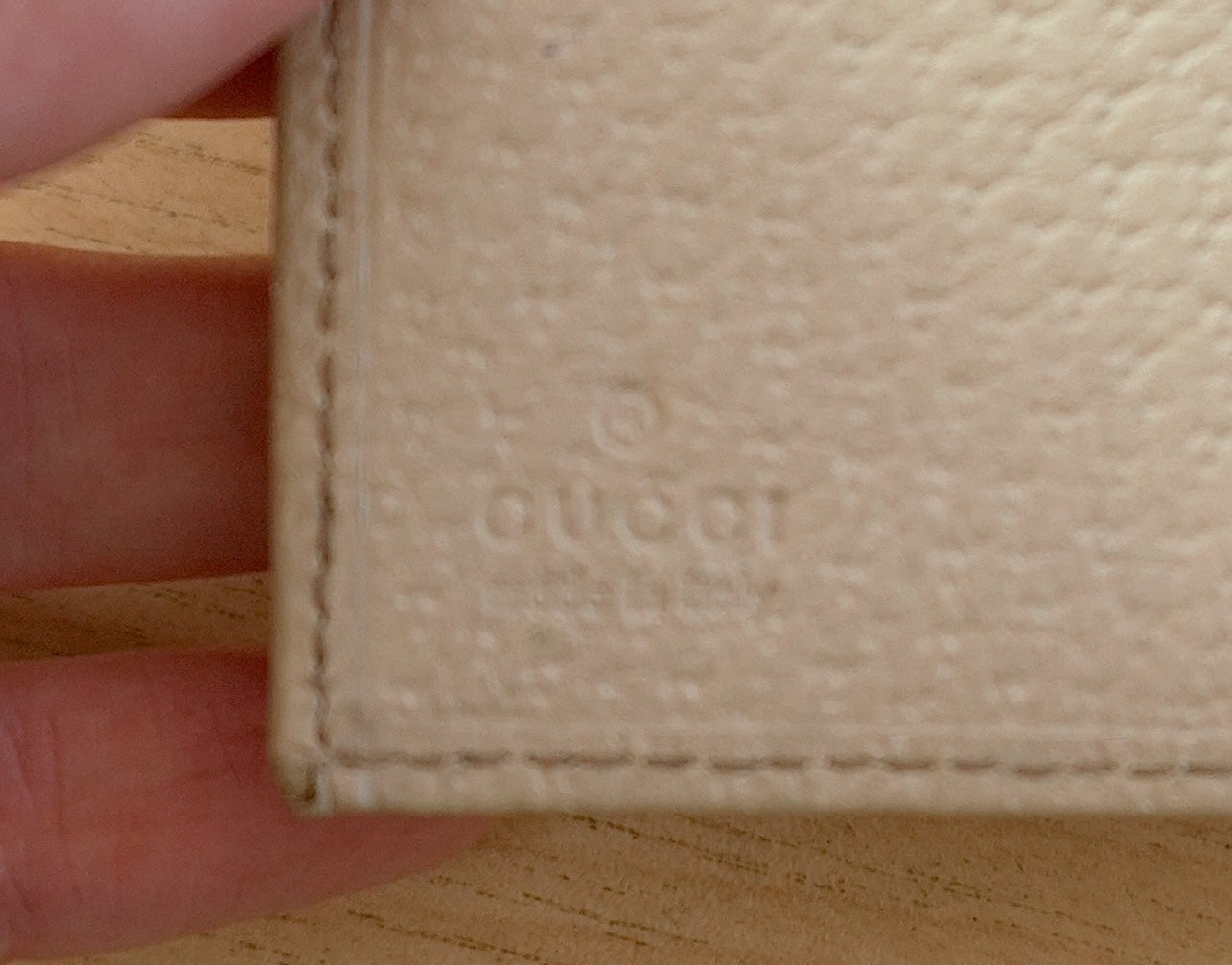 Gucci Vintage Wallet Light Pink GG Canvas Leather Silver Circle Clasp Bifold